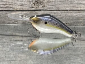 Black Label Balsa - 300 Proof - Custom Balsa Crankbait - Threadfin Shad Pearl Color