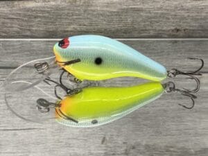 Black Label Balsa - K II - Custom Balsa Crankbait - Candy Dolphin Color