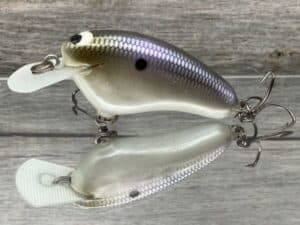 Black Label Balsa - Hickster - Balsa Crankbait - American Shad Color - Zoom WEC Hicky