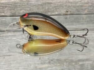 Black Label Balsa - Prowler - Signature Series Custom Balsa Squarebill Crankbait - Pumpkin Seed Color