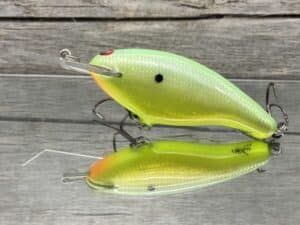 Black Label Balsa - Tapout - Signature Series Custom Balsa Crankbait - Foiled Faded Dolphin Color