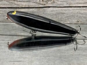 Black Label Balsa - Law Dawg - Custom Balsa Topwater- Black Widow Color