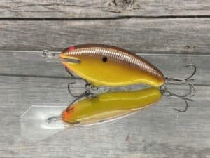 Black Label Balsa - Tapout - Custom Balsa Crankbait - Spicy Mustard Color