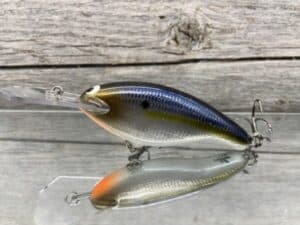 Black Label Balsa - Tapout - Signature Series Custom Balsa Crankbait - Foiled Threadfin Shad Color