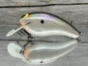 Black Label Balsa - Turbo - Custom Balsa Crankbait - Gizzard Shad Pearl Color