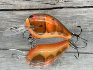 Black Label Balsa - Rumble MR - Custom Balsa Crankbait - Fall Craw Color