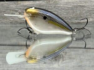 Black Label Balsa - Bacon MR - Balsa Crankbait - Threadfin Shad Pearl Color