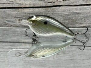 Black Label Balsa - Shiver 7 Signature Series - Custom Balsa Crankbait - Foiled Money Shad Color