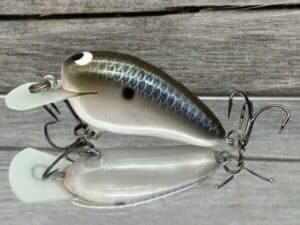 Black Label Balsa - Rattling Peanut - Balsa Crankbait - Bad Shad Color