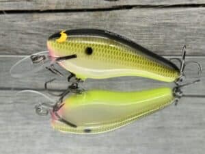 Black Label Balsa - K II SR - Custom Balsa Crankbait - Bone Shad Color