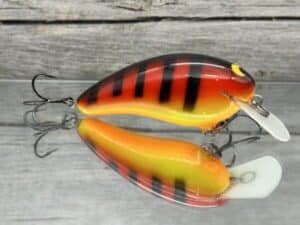 Black Label Balsa - Turbo - Custom Balsa Crankbait - Bandit Mistake Color - Image 2