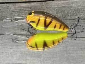 Black Label Balsa - Rock Hound - Custom Balsa Crankbait - Spring Tiger Color