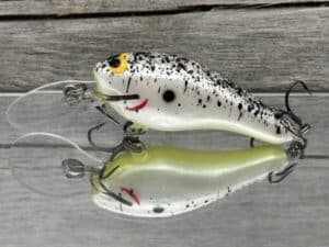 Black Label Balsa - K II - Custom Balsa Crankbait - Splatterback Color