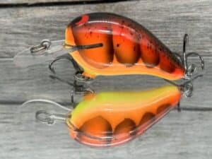 Black Label Balsa - Rumble MR - Custom Balsa Crankbait - 3 Alarm Craw Color