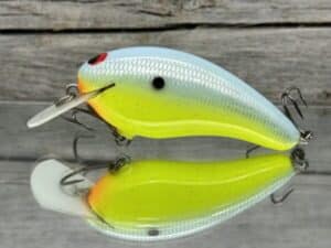 Black Label Balsa - Turbo - Custom Balsa Crankbait - Candy Dolphin Color