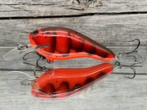 Black Label Balsa - K II SR - Custom Balsa Crankbait - Delta Craw Color