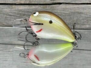 Black Label Balsa - Wreck Jr. - Custom Balsa Squarebill Crankbait - Cliff's Secret Color