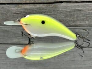 Black Label Balsa - Slim Series - Custom Balsa Crankbait - Pro Lavender Shad Color