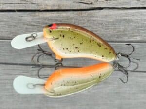 Black Label Balsa - Hickster MR- Balsa Crankbait - Root Beer Color