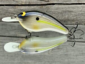 Black Label Balsa - Slim Series - Custom Balsa Crankbait - Magic Shad Color