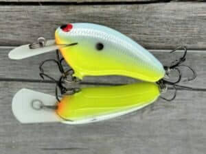 Black Label Balsa - Hickster MR- Balsa Crankbait - Candy Dolphin Color