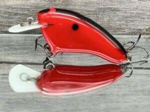 Black Label Balsa - Hickster - Balsa Crankbait - Cherry Bomb - Zoom WEC Hicky