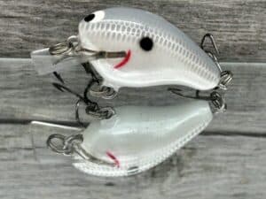 Black Label Balsa - Runt- Custom Balsa Crankbait - Grey Ghost Color