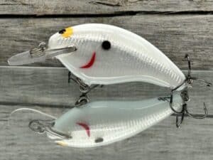 Black Label Balsa - Razor Signature Series - Balsa Crankbait - White Knight Color