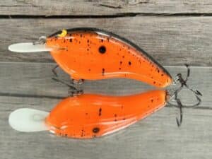 Black Label Balsa - Slim Series - Custom Balsa Crankbait - Sweet Potato Color