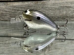 Black Label Balsa - Runt- Signature Series - Custom Balsa Crankbait - Foiled American Shad Color