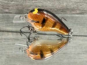 Black Label Balsa - Runt- Signature Series - Custom Balsa Crankbait - Foiled Copper Gill Color