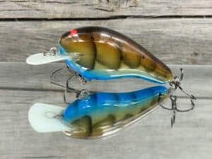 Black Label Balsa - Wobbler - Custom Balsa Crankbait - HD Craw Blue Belly Color