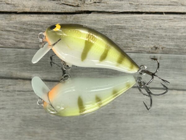 Black Label Balsa - Wobbler - Custom Balsa Crankbait - Bandit Khaki Color -  Wood Bait Country