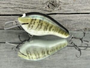 Black Label Balsa - Bully - Custom Balsa Squarebill Crankbait - Pearl Crappie Color