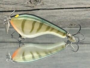 Black Label Balsa - Tease - Custom Balsa Topwater Prop Bait - Yellow Perch