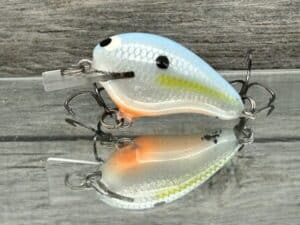 Black Label Balsa - Runt- Signature Series - Custom Balsa Crankbait - Foiled Sexy Shad color