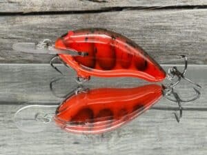 Black Label Balsa - Badger - Custom Balsa Crankbait - Delta Craw Color