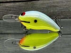 Black Label Balsa - Badger - Custom Balsa Crankbait - Candy Dolphin Color