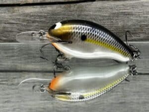 Black Label Balsa - Badger - Custom Balsa Crankbait - Threadfin Shad Pearl Color