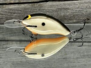 Black Label Balsa - Badger - Custom Balsa Crankbait - Bone Khaki Color