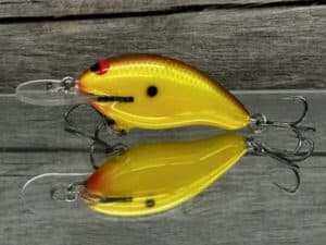 Black Label Balsa - Badger - Custom Balsa Crankbait - Chartreuse Classic Color