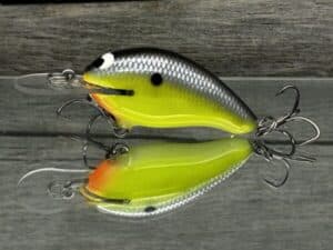 Black Label Balsa - Badger - Custom Balsa Crankbait - Chartreuse Magic Color