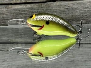 Black Label Balsa - Badger - Custom Balsa Crankbait - Moon Shine Color