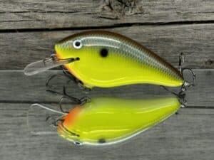 Black Label Balsa - Seducer - Custom Balsa Crankbait - River Bream color