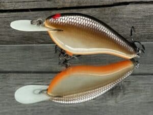 Black Label Balsa - Fat Flat - Custom Balsa Crankbait - Hot Chocolate color