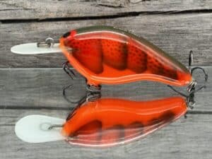 Black Label Balsa - Fat Flat - Custom Balsa Crankbait - Crush Craw color