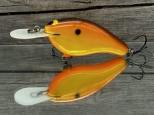 Black Label Balsa - Fat Flat - Custom Balsa Crankbait - Simple Craw color