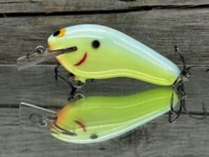 Black Label Balsa - Prowler Flat - Custom Balsa Squarebill Crankbait - Blue Moon color