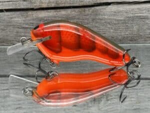 Black Label Balsa - Prowler Flat - Custom Balsa Squarebill Crankbait - Crush Craw color