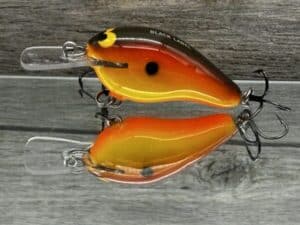 Black Label Balsa - Sweetheart MR - Custom Balsa Crankbait - Simple Craw color